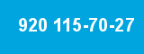 920 115-70-27